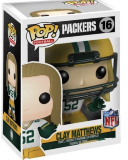 Clay Matthews 16 NFL Green Bay Packers Football