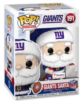 Giants Santa 191 NFL Football