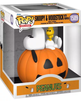 Snoopy & Woodstock With Pumpkin 1589 Peanuts Deluxe